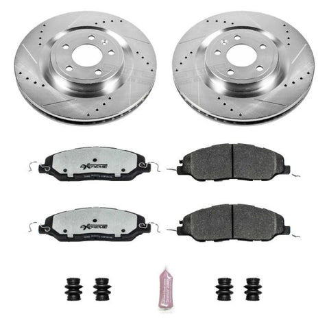 Power Stop 11-14 Ford Mustang Front Z26 Street Warrior Brake Kit - K5944-26