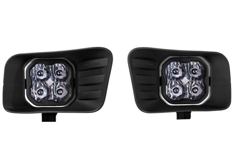 Diode Dynamics SS3 Ram Horizontal LED Fog Light Kit Max - White SAE Fog - DD6714