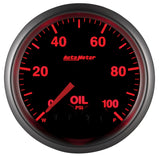 Autometer Elite 52mm Oil Pressure Peak and Warn Gauge w/ Electronic Control - 5652