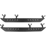 Westin/Snyper 07-17 Jeep Wrangler Unlimited Triple Tube Rock Rail Steps - Textured Black - 42-6015