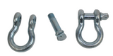 Fishbone Offroad D Ring 3/4In Zinc 2 Piece Set - FB21037