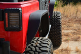 DV8 Offroad 07-18 Jeep Wrangler JK Front & Rear Slim Fenders - FENDB-06