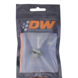 DeatschWerks 8AN ORB Male Plug Fitting with 1/8in NPT Gauge Port - Anodized DW Titanium - 6-02-0731