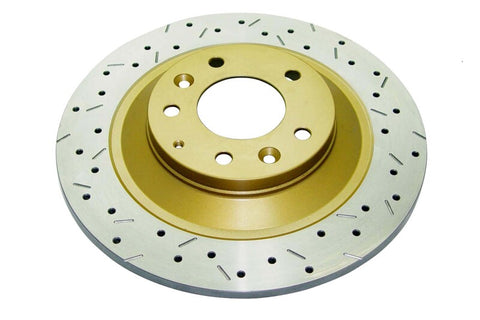 DBA 05+ Mazda MazdaSpeed6 / 05+ MX6 Rear Drilled & Slotted 4000 Series Rotor - DBA42961XS