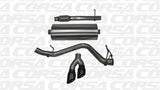 Corsa 14 GMC Sierra/Chevy Silv 1500 Reg. Cab/Long Bed 5.3L V8 Black Sport Single Side CB Exhaust - 14872BLK