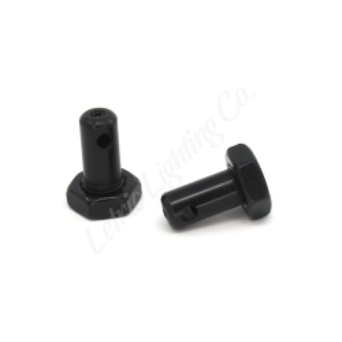 Letric Lighting Front Mirror Stem Mount for 45-Caliber MINI LEDs - Black Phosphate - LLC-45C-FMB