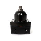 BLOX Racing 2-Port Design Black/Black Adjustable Fuel Pressure Regulator - BXFU-00410-BKB