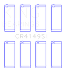 King Engine Bearings G.M.C. Saturn (Size +0.25mm) Connecting Rod Bearing Set - CR4149SI0.25