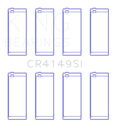 King Engine Bearings G.M.C. Saturn (Size +0.75mm) Connecting Rod Bearing Set - CR4149SI0.75