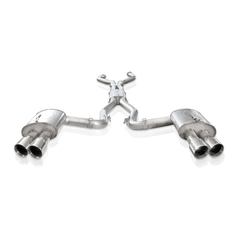 Stainless Works 2008-09 Pontiac G8 GT 3in Catback System X-Pipe Turbo Chambered Muffler 3.5in Tips - PG8CBFC