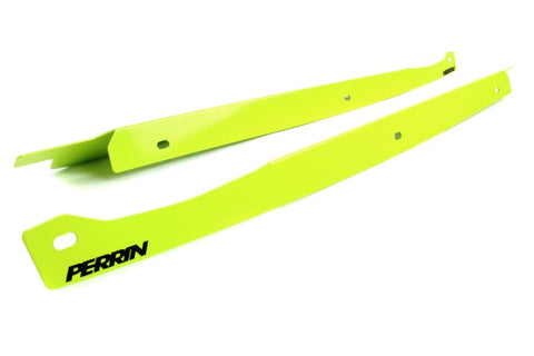 PERRIN 11-14 Subaru WRX/STI Fender Shroud Set - Neon Yellow - PSP-ENG-549NY