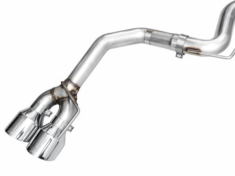 AWE 2024 Ford Mustang Dark Horse S650 RWD Track Edition Cat-Back Exhaust w/ Quad Chrome Silver Tips - 3020-42375