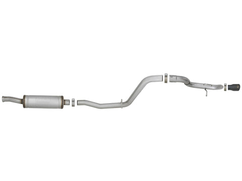 aFe MACH Force-Xp 2.5in 409SS Catback High-Tuck Exhaust 18-21 Jeep (JL) 3.6L 4-Door - Black Tip - 49-48065-1B