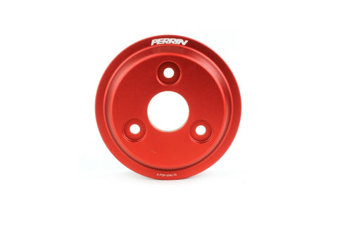 PERRIN 15-22 Subaru WRX / 14-18 FXT / 18-21 Crosstrek Lightweight Water Pump Pulley - Red - PSP-ENG-112RD