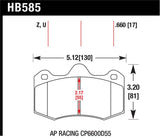 Hawk AP Racing CP 6600 DTC-70 Race Brake Pads - HB585U.660
