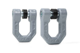 DV8 Offroad Elite Series D-Ring Shackles - Pair (Gray) - UNSK-01GR