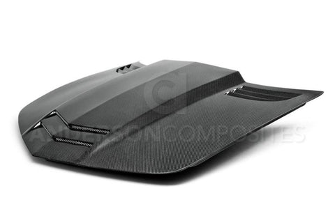 Anderson Composites 10-13 Chevy Camaro TT-Style Carbon Fiber Hood - AC-HD1011CHCAM-TT