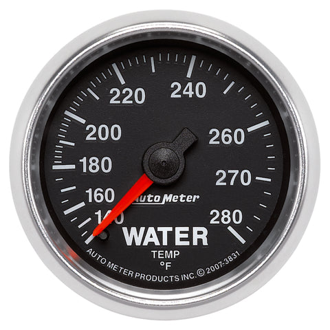 AutoMeter Gauge Water Temp 2-1/16in. 140-280 Deg. F Mechanical Gs - 3831