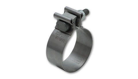 Vibrant SS Accuseal Exhaust Seal Clamp for 2.75in OD Tubing (1in wide band) - 1169