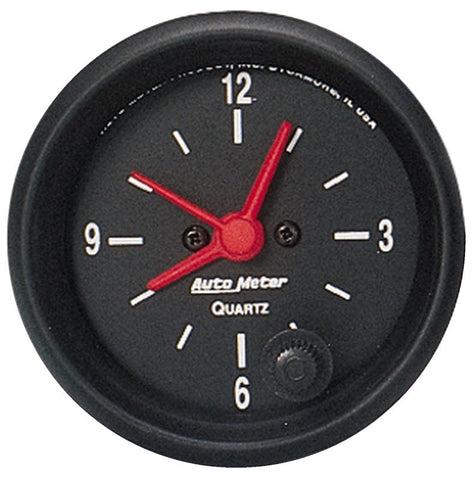 Autometer Z Series 52mm Electric Clock - 2632