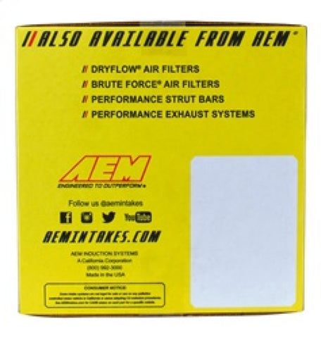 AEM 16-17 Chevrolet Malibu L4-1.5L F/l Cold Air Intake - 21-813C