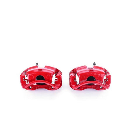 Power Stop 00-06 Nissan Sentra Front Red Calipers w/Brackets - Pair - S2618