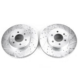 Power Stop 2003 Dodge Durango Front Evolution Drilled & Slotted Rotors - Pair - AR8755XPR