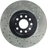 StopTech 01-06 Audi All Road / 05-09 A4/A4 Quattro / 6/99-04 A6 Quattro Drilled Right Front Rotor - 128.33096R