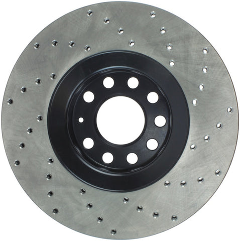 StopTech 01-06 Audi All Road / 05-09 A4/A4 Quattro / 6/99-04 A6 Quattro Drilled Right Front Rotor - 128.33096R