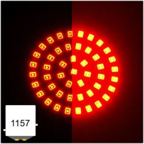 Letric Lighting Bullet Style Insert 1157 H/L Red - LLC-B7R
