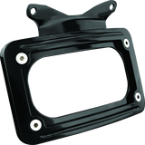 Kuryakyn Curved License Plate Mount Black - 3147