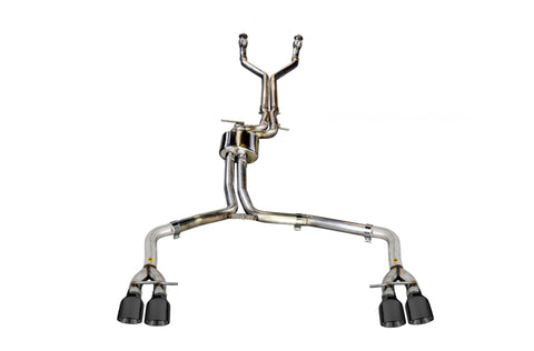 AWE Tuning Audi C7 / C7.5 S7 4.0T Track Edition Exhaust - Diamond Black Tips - 3020-43052