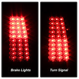 xTune Chevy Silverado 1500/2500/3500 99-02 LED Tail Lights Red Clear ALT-ON-CS99-LED-RC - 5008831