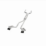 MagnaFlow 20-21 Ford Explorer 3.0L V6 Dual Exit Quad Black Chrome Tip Street Series Cat-Back Exhaust - 19515