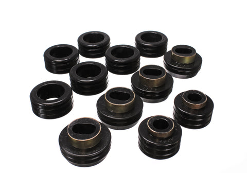 Energy Suspension 83-04 GM S-10/S-15 PU 2WD/4WD Black Body (Cab) Mount Set - 3.4130G