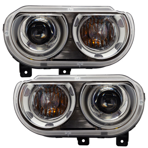 Oracle 08-14 Dodge Challenger SMD HL (HID Style) - ColorSHIFT w/o Controller - 7132-334
