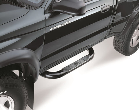 Westin 1995-2004 Toyota Tacoma Reg Cab (4WD or PreRunner only) Signature 3 Nerf Step Bars - Black - 25-0835