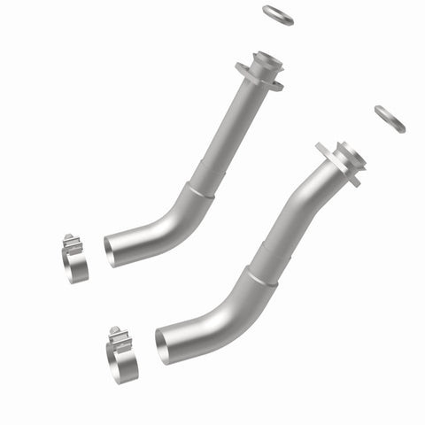 MagnaFlow 66-72 Chevy C10 Pickup V8 2-Piece Front Exhuast Pipe Kit (2in Tubing/Clamps/Inlet Flanges) - 15380