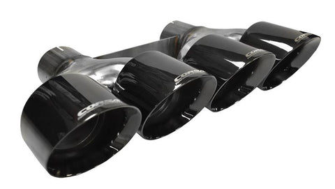 Corsa 2014-2020 Chevrolet Corvette 6.2L V8 Quad 45in Polished Black Pro-Series Tip Kit - 14062BLK