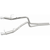 Magnaflow 2014 Ford Mustang V6 3.7L Comp Series Dual Split Rear Polished Stainless C/B Perf Exhaust - 15245
