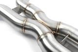 Dinan 24-26 BMW X5 M LCI/X6 M LCI (F95/F96) High Flow X-Pipe Exhaust - 3.25in - Stainless Steel - D660-0103