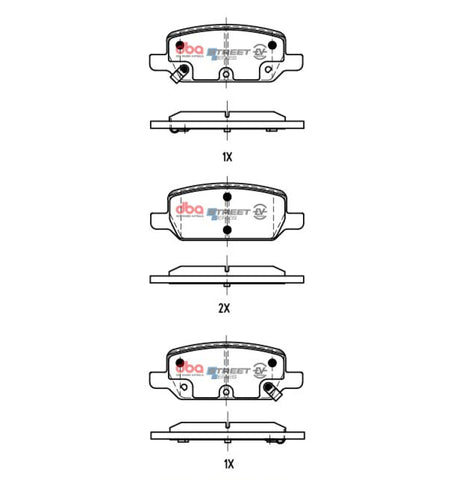 DBA 17-23 Tesla 3 Rear SSEV Street Series Brake Pads - DB15159SSEV