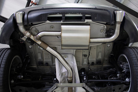 Dinan 17-24 Mini Cooper Clubman/Countryman S ALL4 (F54/F60) Valved Axleback Exhaust - Polished Tips - D660-0084