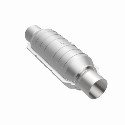 MagnaFlow Conv Univ 2.25in Inlet/Outlet Center/Center Round 11in Body L x 5.125in W x 15in Overall L - 51355