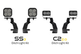 Diode Dynamics 15-20 Ford F-150/Raptor Sport SS3 LED Ditch Light Kit - White Combo - DD6567