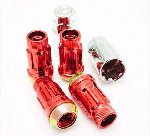 Wheel Mate Muteki SR45R Lock Set 12x1.25 Red (4pcs) - 34937R