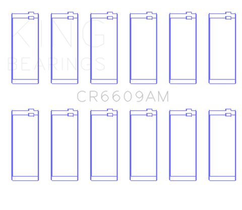 King BMW M30/M32/B35 Performance Rod Bearing Set - CR6609AM