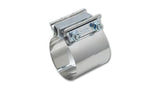 Vibrant Easy Seal SS Exh Sleeve Butt Joint Clamp for 3.5in OD Tubing also 3.5in Nominal Oval Tubing - 1174