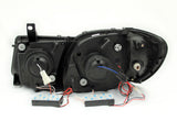 ANZO 1998-2007 Lexus Lx470 Projector Headlights w/ Halo Chrome (CCFL) - 111169