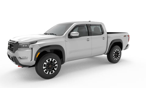 AVS 2022 Nissan Frontier Crew Cab Ventvisor In-Channel Window Deflectors - 4pc - Smoke - 194788